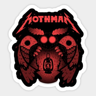 Metal Mothman Sticker